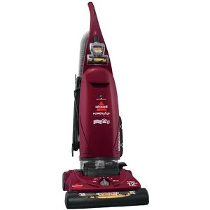 Bissell PowerGlide Platinum Upright Vacuum, Bagged, Wine Red, 3545-2